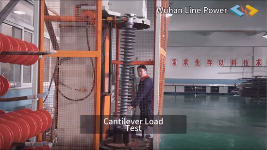 33kv 복합 폴리머 분포 수평 라인 포스트 절연체
