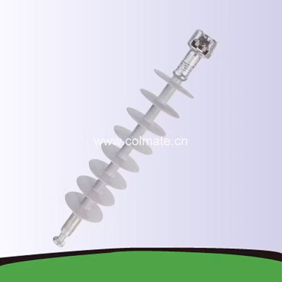 최고 품질 복합 장력 아연 도금 폴리머 변형 실리콘 긴 막대 115kv 고무 막다른 절연체